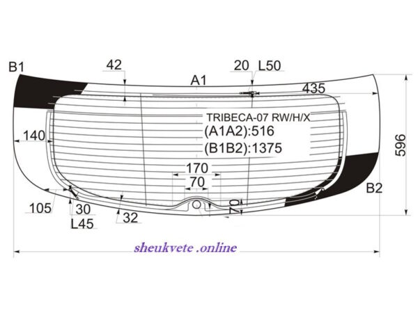 Subaru უკანა საქარე მინა Subaru ukana saqare mina Subaru Заднее стекло