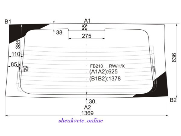 Acura უკანა საქარე მინა Acura ukana saqare mina Acura Заднее стекло
