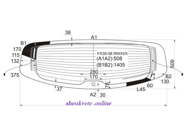 Infiniti უკანა საქარე მინა Infiniti ukana saqare mina Infiniti Заднее стекло