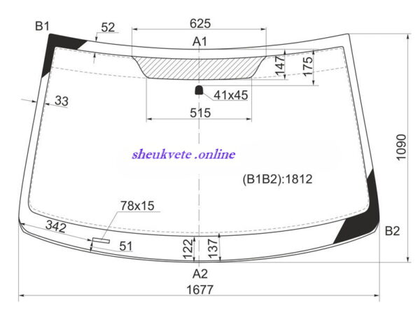Chrysler წინა საქარე მინა ლაბავოი Chrysler saqare mina labavoi Chrysler Лобовое стекло Chevrolet