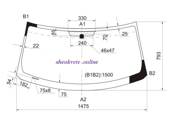 SEAT წინა საქარე მინა ლაბავოი SEAT saqare mina labavoi SEAT Лобовое стекло