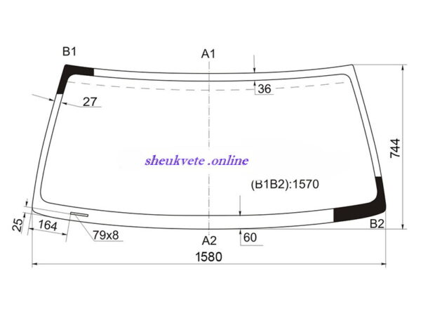 Isuzu წინა საქარე მინა ლაბავოი Isuzu saqare mina labavoi Isuzu Лобовое стекло