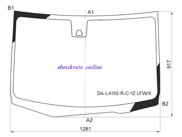 Daihatsu წინა საქარე მინა ლაბავოი Daihatsu saqare mina labavoi Daihatsu Лобовое стекло Chevrolet