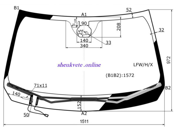 Jeep წინა საქარე მინა ლაბავოი Jeep saqare mina labavoi Jeep Лобовое стекло