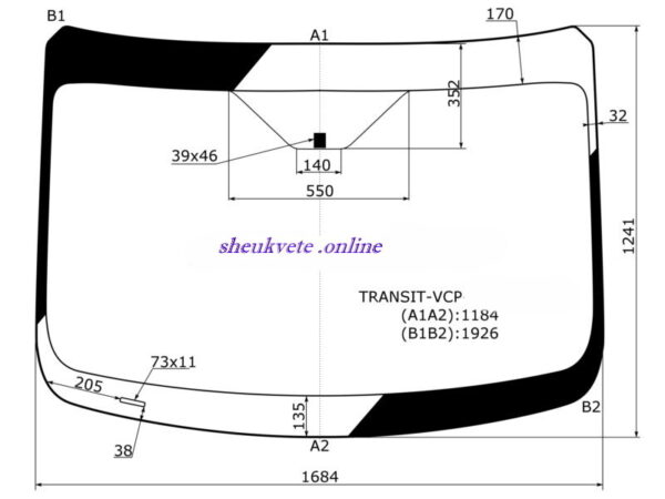 Ford უკანა საქარე მინა Ford ukana saqare mina Ford Заднее стекло