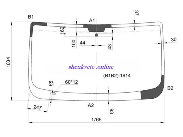 Fiat უკანა საქარე მინა Fiat ukana saqare mina Fiat Заднее стекло